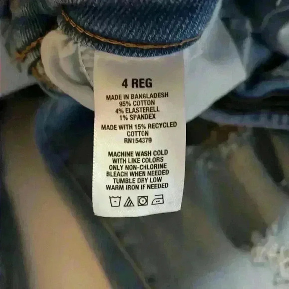 Aeropostale Light Blue Distressed High Rise Jeggings Women Size 4 - Picture 5 of 6